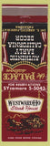 Matchbook Cover - Westward Ho Steak House Pasadena CA