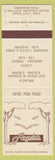 Matchbook Cover - Angela's Davis CA Restaurant