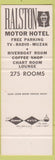 Matchbook Cover - Ralston Motor Hotel Columbus GA white