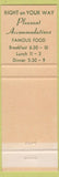 Matchbook Cover - New Perry Hotel Perry GA