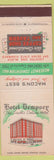 Matchbook Cover - Hotel Dempsey Macon GA