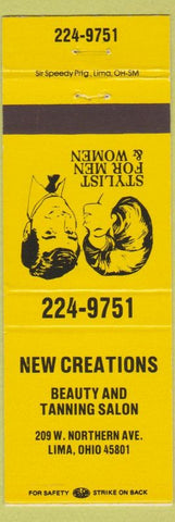 Matchbook Cover - New Creations Salon Lima OH