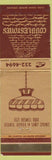 Matchbook Cover - Cobblestones Restaurant Atlanta GA WEAR
