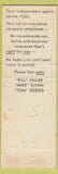 Matchbook Cover - AW Fuller Insurance Camarillo CA pinup