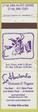 Matchbook Cover - La Hacienda Restaurant Pizza Niagara Falls NY WEAR