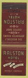 Matchbook Cover - Ralston Hotel Columbus GA