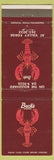Matchbook Cover - Beck's Restaurant King Of Prussia PA Philadelphia lobster