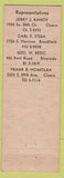Matchbook Cover - Home Bureau Real Estate Insurance Cicero IL