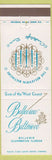 Matchbook Cover - Belleview Biltmore Clearwater FL