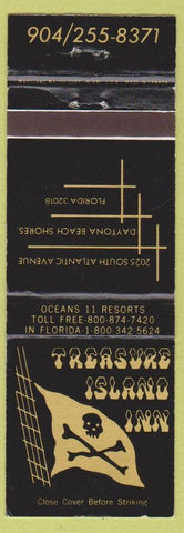 Matchbook Cover - Treasure Island Inn Daytona Beach FL