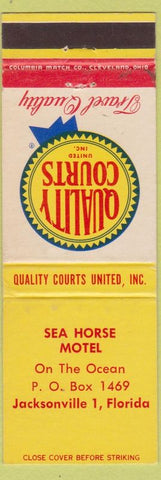 Matchbook Cover - Sea Horse Motel Jacksonville FL