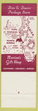 Matchbook Cover - Shrimp House Restaurant Punta Gorda FL Motel
