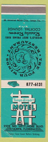 Matchbook Cover - Tampa Airport Motel Tampa FL WEAR