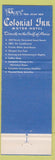 Matchbook Cover - Colonial Inn St Petersburg Beach FL