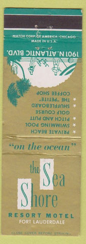 Matchbook Cover - She Sea Shore Resort Motel Fort Lauderdale FL girlie