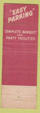 Matchbook Cover - Hotel York ST Louis MO