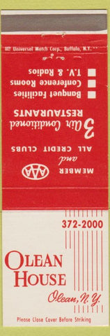 Matchbook Cover - Olean House NY