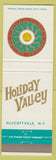 Matchbook Cover - Holiday Valley Ellicottville NY