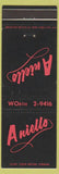 Matchbook Cover - Aniello Italian Restaurant New York City