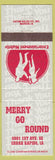 Matchbook Cover - Merry Go Round Cedar Rapids IA