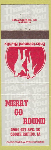 Matchbook Cover - Merry Go Round Cedar Rapids IA
