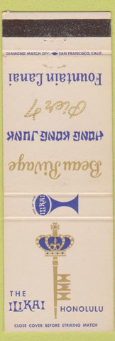 Matchbook Cover - Ilikai Hotel Honolulu Hawaii
