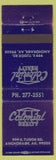 Matchbook Cover - Colonial Realty Anchorage AK