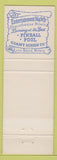 Matchbook Cover - Ship's Bell Crows Nest San Diego CA Open Mess military