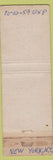 Matchbook Cover - Biltmore Hotel Liquor Store New York City WORN