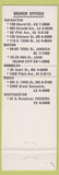Matchbook Cover - Bank of Commerce New York City