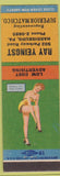 Matchbook Cover - Ray Yeingst Superior Match Harrisburg PA pinup Swell Fit