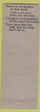 Matchbook Cover - Felts Kistler's Sportsman's Bar Syracuse IN pinup Petty