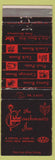 Matchbook Cover - Coachman's Inn Little Rock AR WEAR