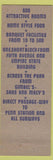 Matchbook Cover - Hotel Martinique Cafe Bar New York City