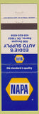 Matchbook Cover - NAPA Auto Supply parts Beaver OK