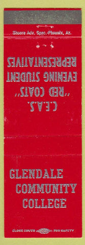 Matchbook Cover - Clendale Community College CA Red Coats