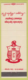 Matchbook Cover - Colorado Springs Alumni Kappa Alpha Psi