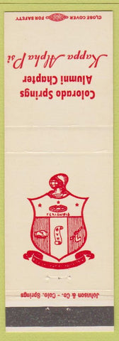 Matchbook Cover - Colorado Springs Alumni Kappa Alpha Psi