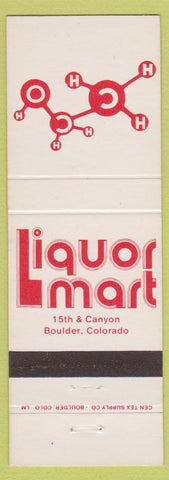 Matchbook Cover - Liquor Mart Boulder Colorado