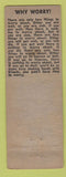 Matchbook Cover - Jerry's Corner NO TOWN Christmas WEAR