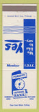 Matchbook Cover - Pomeroy National Bank Rutland OH