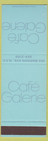 Matchbook Cover - Cafe Galerie New York City SAMPLE