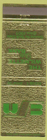 Matchbook Cover - Wilmette State Bank IL?