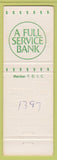 Matchbook Cover - Wilmette State Bank IL?