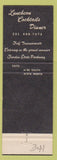 Matchbook Cover - Vicncent Yonadi's Homstead Restaurant Golf Club Spring Lake NJ