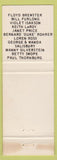 Matchbook Cover - AMCAL RMS 1971 San Diego Brown Bigelow pinup