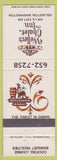 Matchbook Cover - Weller's Chalet Inn Arlington WA