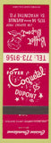 Matchbook Cover - Buffet Dupont ST Hyacinthe QC
