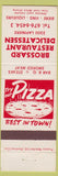 Matchbook Cover - Brossard Restaurant Deli QC