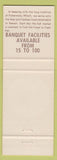 Matchbook Cover - Fishermans Wharf San Francisco CA crab